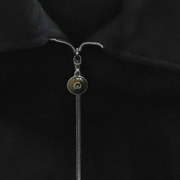 AUTH St John Sport sz Large L Denim Zip Front Jacket - Picture 3 of 4